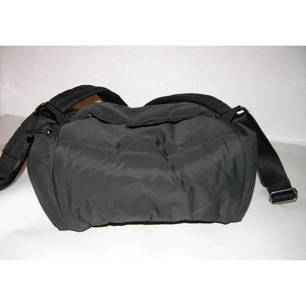 Baggallini Black Nylon Backpack Travel Bag RFID Laptop Sleeve Luggage Sleeve